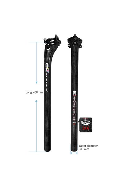 Choice green MTB Carbon Fiber Seat Post 27.2/31.6mm Mountain/Road Bike Seatpost 3K gloss Bicycle Parts