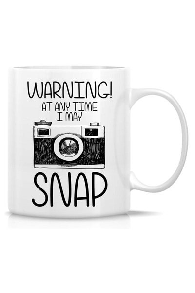 Be Care ريتز مج مضحك - تحذير! At Anytime I May Snap Camera Photographer، أكوا...