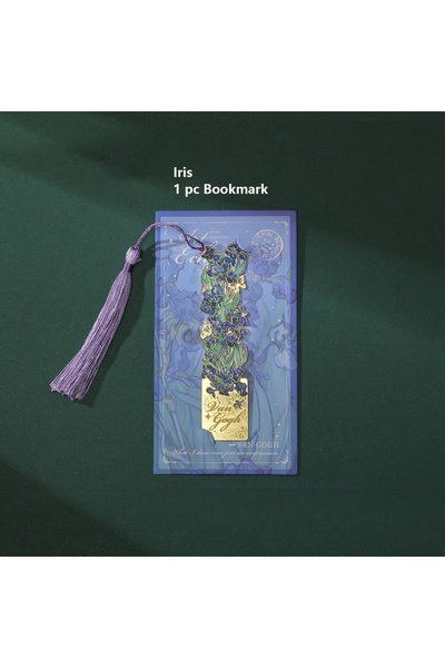 Choice علامة مرجعية معدنية عتيقة من Iris قطعة واحدة مع شرابة طويلة لقراء نادي...