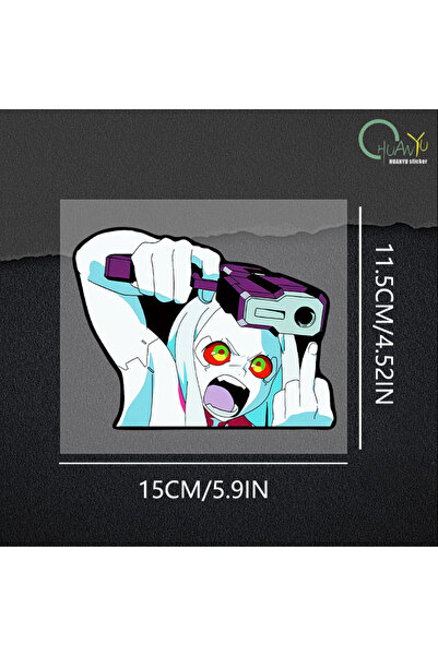 Choice ملصق سيارة B026A2 Cyberpunk Edge Walker Rebecca مخصص وممتع ومبتكر للدر...