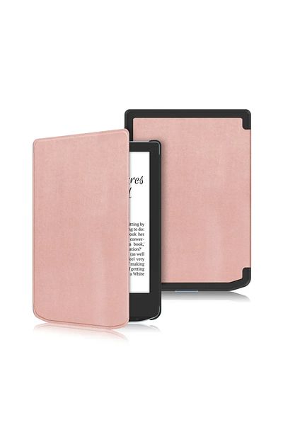 Choice Rose Gold For Pocketbook Verse Case 6 inch PU Leather Hard PC Back Smart Cover for Pocketbook Pocket