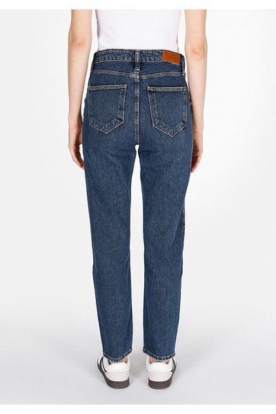 Colin's 703 Pantaloni de damă Carla Slim Fit cu talie medie cu picioare drepte, albaștri