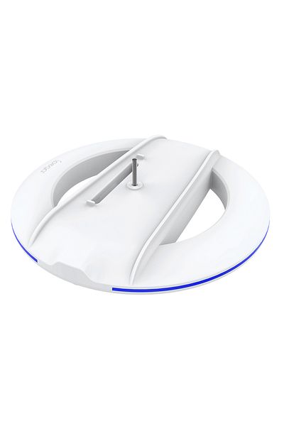 Shunmaii White NO RGB For PS5 Slim Console Vertical Stand For PlayStation 5 Slim Optical Drive/digital Versio