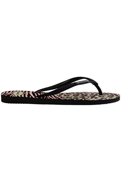 Havaianas Papuci de damă Slim Animals Mix Black