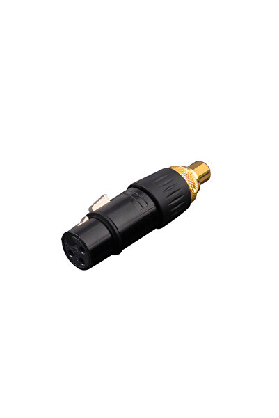 Choice1 RCA(F) TO XLR(F) High Quality Gold Plated XLR 3 Pin Microphone Audio ...
