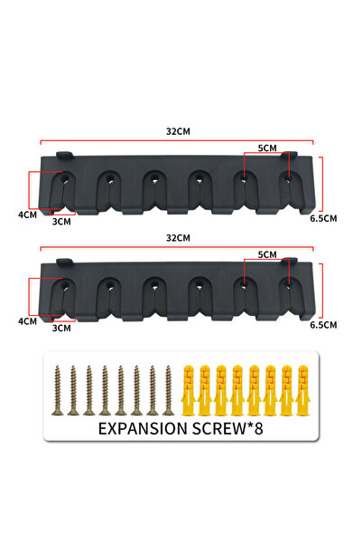 Choice حامل قضبان الصيد الأفقي من EVA ROLLFISH مزود بـ 6 فتحات مثبت على الحائ...