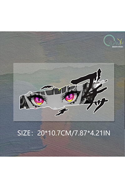 Choice 20x10.7 سم C296A2 ملصق سيارة أنمي رسوم متحركة مظهر JDM غطاء خدش جسم ال...