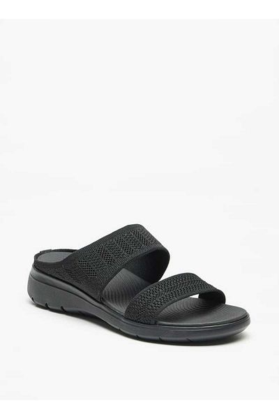 Flora Bella by Shoexpress Flora Bella Textured Slip-On Sandals
