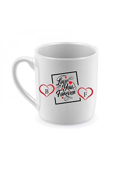 Be Care Coffee and tea mug, heat printing, double-sided design, B&F letters
