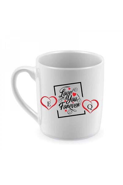Be Care A double-sided tea mug with the letters E&Q in English and You Are Al...