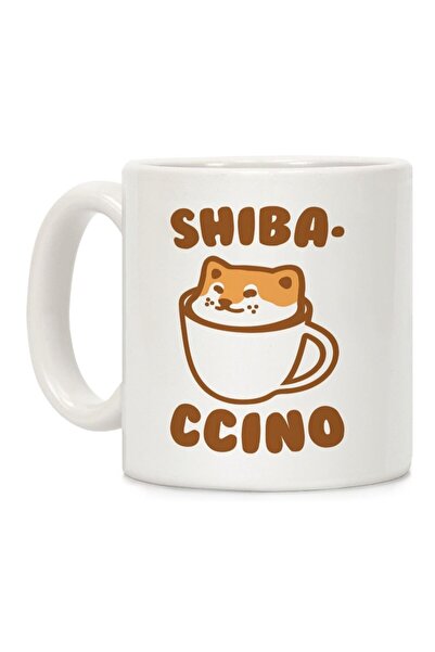 Be Care لوك هيومان كوب قهوة سيراميك ابيض سعة 11 اونصة من شيباتشينو