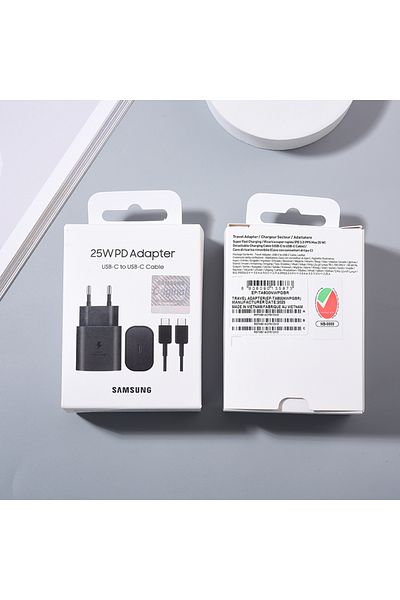 Choice Black EU Set (Box) EP-TA800 Samsung Superfast Wall Charging Adapter 1M PD Type C Cable for Galaxy No