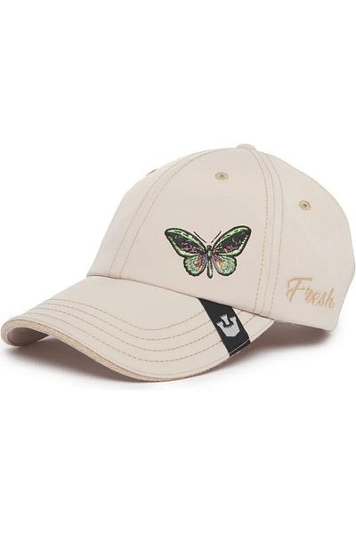 Goorin Bros Béžová šiltovka Goorin Bros Lady Butterfly Cream