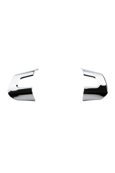 choice2 2Pcs ABS Chrome Car Steering Wheel Sticker Cover Sequin Trim for Volk...