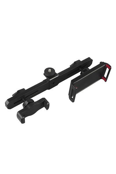 Choice Phone Tablet Clip Universal Mobile Phone Bracket Dual Adjustable Crossbar Clip for Livie Stream Vide