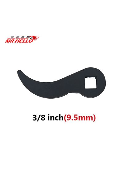 Choice 9.5mm Crowbar Adapter Head 1/2inch or 3/8inch Ratchet Wrench Bullhorn Half Shaft Removal Tool Steel