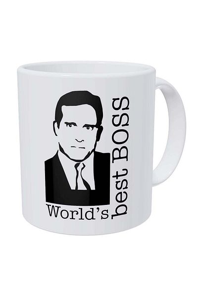 Be Care ديلا بيس قدح قهوة مضحك من فيلم The Office Michael Scott 11oz هدية مضحكة من World's Best Boss، سير...