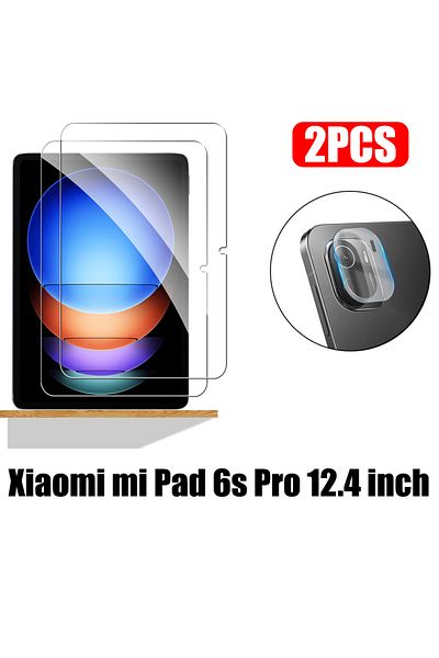 Choice Pad 6s Pro 12.4 Inch 2pcs For Xiaomi Pad 6 5 Pro 6s Pro 12.4 Screen Protector Tempered Glass For Mip