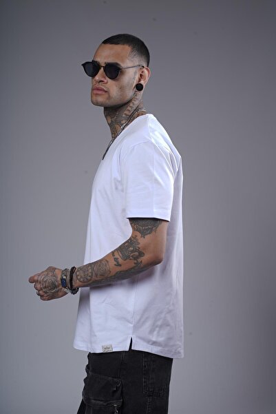 king brich Ανδρικό μπλουζάκι με λαιμόκοψη με λαιμόκοψη Basic Regular Fit