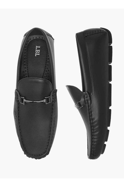 LBL by Shoexpress Metal Accent Slip-On Moccasins