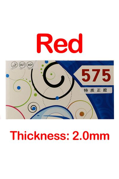 Choice Red Original METEOR Sticky 575 Table Tennis Rubber Unique Sticky Short Pips More Friction Fast Attac
