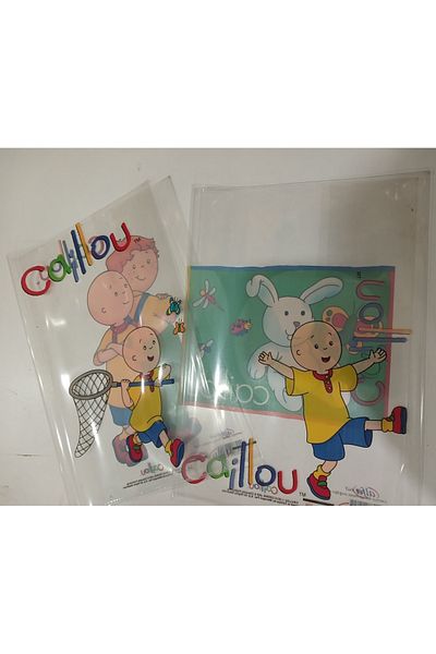 Alfa Caillou Snap-On Plastic Ready-Made A4 Size Notebook Container 2-Pack (Not Used for Books.)