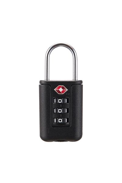 Choice black TSA Customs Code Lock for Travel Luggage Password Changeable black Lock Contrast Design Padloc