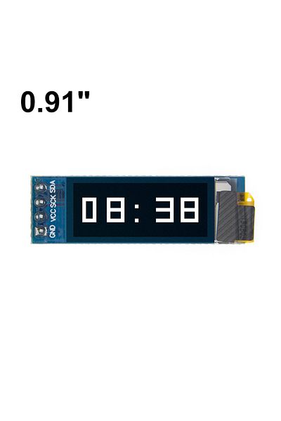 Choice WHITE 0.91 Inch OLED Module 0.91" White Blue 128X32 LCD LED Display 0.91" IIC Communicate