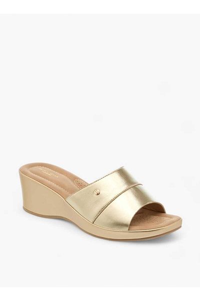Flora Bella by Shoexpress Flora Bella Slip-On Sandals with Wedge Heel