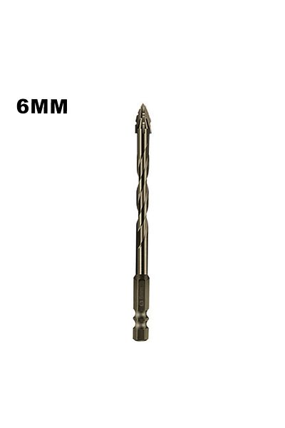 Choice 6 MM New four edged serrated eccentric  bit for dry drilling of all ceramic tiles ceramic glass marb