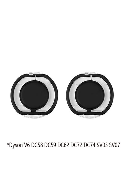 Choice 2pcs V6 Dust Bin Top Fixed Sealing Ring And Base Lid for Dyson V6 V7 V8 V10 V11 V15 Vacuum Cleaner D