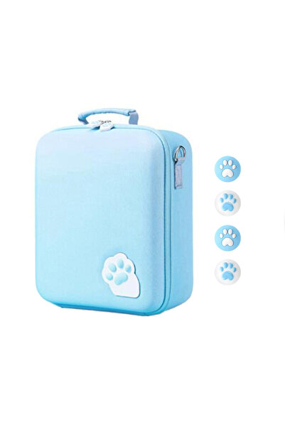 Choice حقيبة حمل صلبة كبيرة للسفر لوحدة التحكم NS Switch OLED System وأجهزة التحكم في الألعاب.