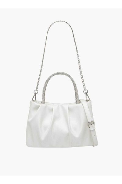 Flora Bella by Shoexpress Flora Bella Logo Detail Tote Bag with Embellished Top Handles