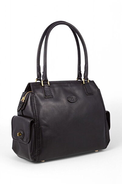 GÖN Hand Made Siyah Kadın Omuz Çantası Ertica