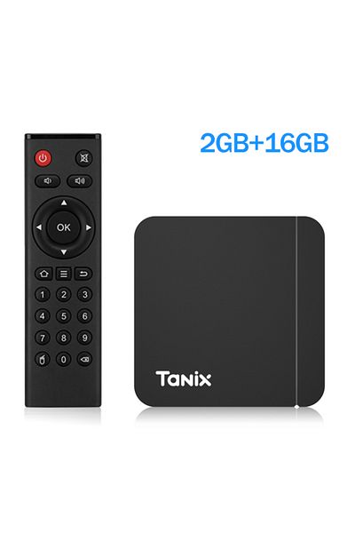SkyBeats EU Plug 2G16G TV BOX Original Tanix W2 Android 11 TV Box  Amlogic S905W2 2G/16G AV1 BT TVBOX 2.4G&5G