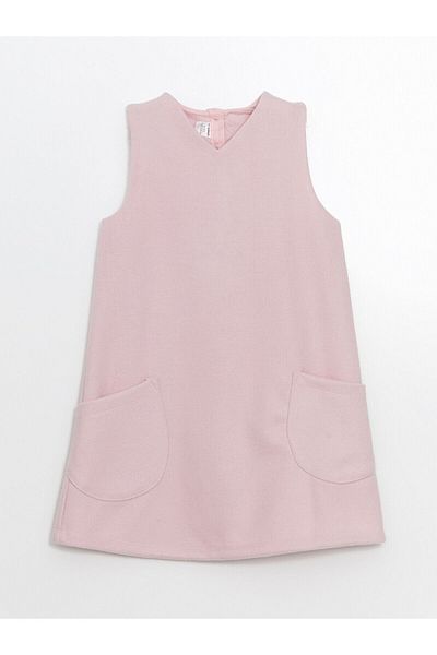 LC Waikiki Φόρεμα V-Neck Basic για κορίτσι