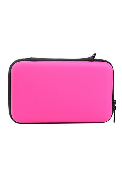 ANENG Pink EVA Skin Carry Hard Case Bag Pouch for Nintendo 3DS XL LL with Strap Durable All Around Protect