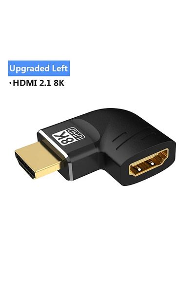Choice محول HDMI 2.1 بدقة 8K من ذكر إلى أنثى CW270 MIZIQIER محول HDMI 2.1 بدقة 8K من 90 إلى 270 درجة من ذكر إلى أنثى،