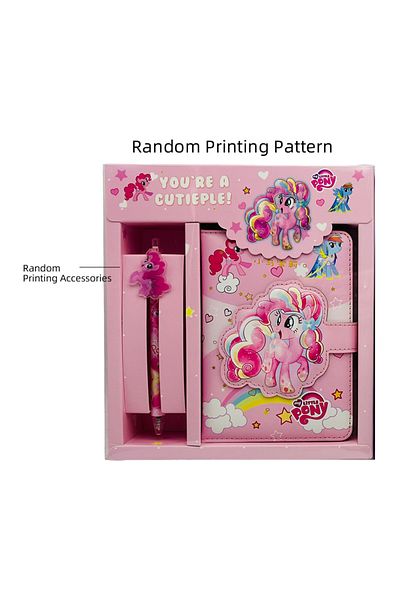 Choice Pony Set-B Set, My Little Pony Cute Cartoon Notebook Gel Pen Set, Back To School, School Supplies, K