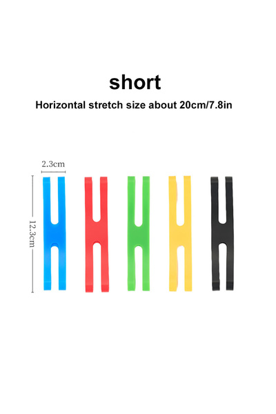 Choice 5 PCS Short Outdoor Camping Tableware Storage H-shaped Silicone Strap ...