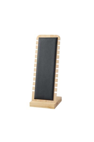Choice black Fashion Wood Necklace Display Stand Large Capacity Pendant Bracelet Anklet Long Chain Jewelry