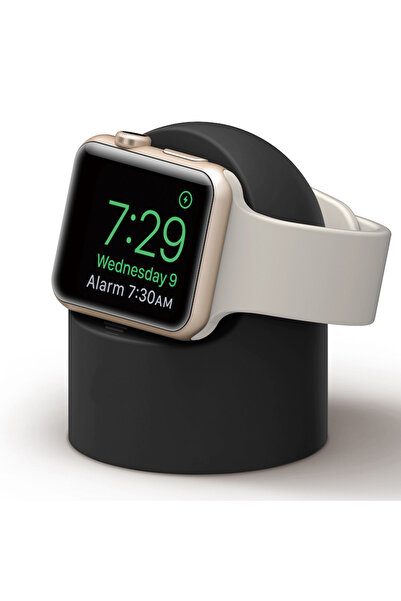 Choice حامل شاحن أسود لساعات سلسلة 9 و8 و7 و6 ألترا 2، حامل شحن مكتبي من السي...