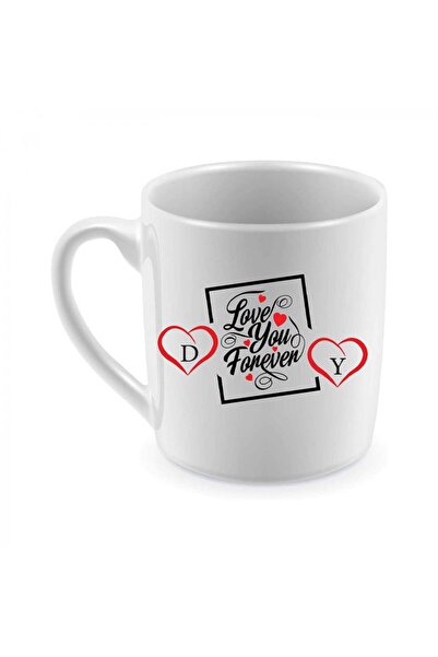Be Care A double-sided coffee and tea mug with the letters D&Y in English and...