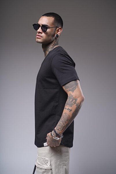 king brich V Neck Plain Basic Regular Fit Men's T-Shirt