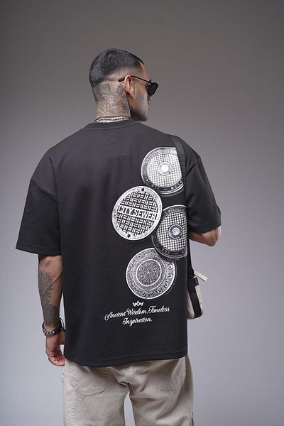 king brich Μπλουζάκι Unisex με λαιμόκοψη με στάμπα διπλής όψης