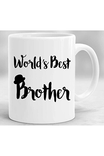Be Care Intersprint World's Best Brother Printed Ceramic Coffee Mug - Funny White Tea Mug for Father's Day or Father's Day...