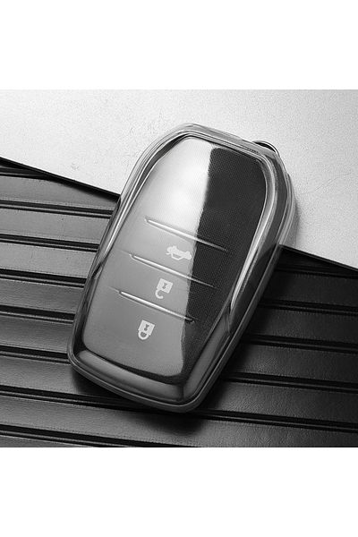 Choice Transparent Soft Tpu Car Remote Key Case Cover for Toyota RAV4 Crown Hilux Fortuner Camry Land Crui