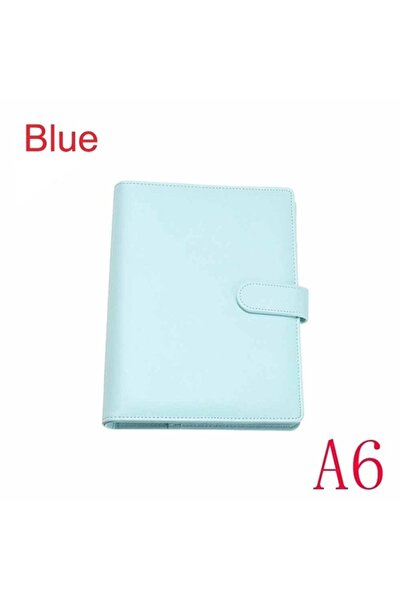 Choice4 A6 bule New Vintage Refillable Notebook File Folder Notepad Cover Lea...