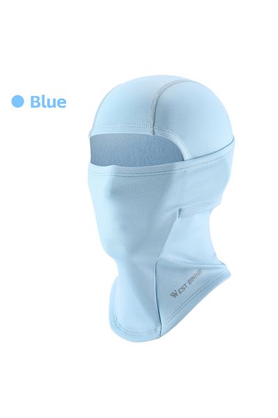 West Biking Blue WEST BIKING Children Teenager Cycling Cap Warm Winter Outdoor Sport Headgear Bike Balaclava Nec