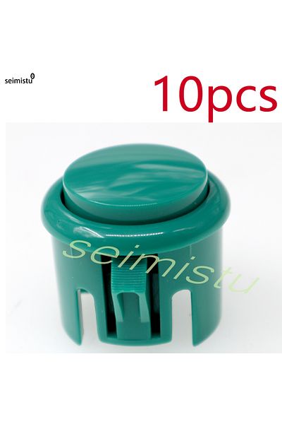 Choice 10pcs-30mm--green Arcade Push Button, Sanwa Hitachi Controller, Neo Geo, Nintendo Joystick, DIY Kit,